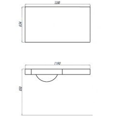 Комплект мебели Акватон Отель 120 L