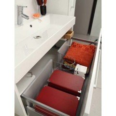 Тумба с раковиной Акватон Мадрид 100М белый 1A1269K0MA010