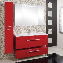 Комплект мебели Акватон Мадрид 120М бордо