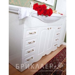 Комплект мебели Бриклаер Анна 120 белый