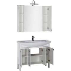 Комплект мебели Aquanet Честер 105 белый