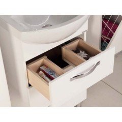 Тумба с раковиной Акватон Ария 50Н белый 1A1402K0AA010