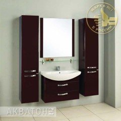 Комплект мебели Акватон Ария 80М темно-коричневый