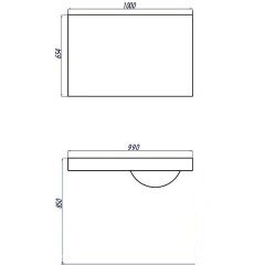 Комплект мебели Акватон Отель 100 R