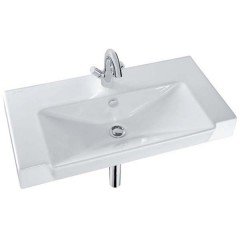 Тумба с раковиной Aquanet Виго 80 белый 00183405 + 00170591