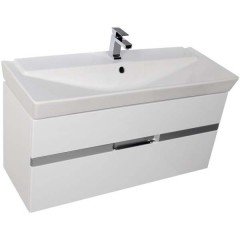 Тумба с раковиной Aquanet Виго 120 белый 00183404 + 00168782