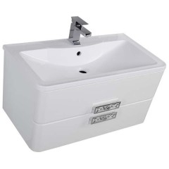 Тумба с раковиной Aquanet Паллада 90 белый 00175312 + 00174786