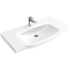 Тумба с раковиной Aquanet Фредерика 80 белый 00170095 + 00156667