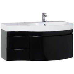 Тумба под раковину Aquanet Опера 115 R черный 00169659