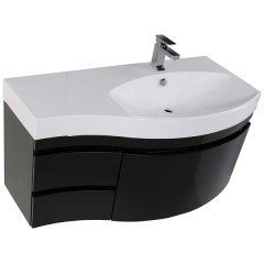 Тумба под раковину Aquanet Опера 115 R черный 00169659