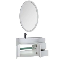 Комплект мебели Aquanet Сопрано 95 L белый 00169344
