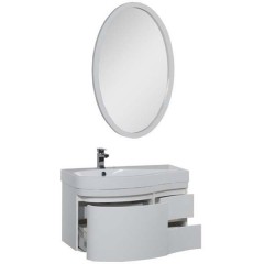 Комплект мебели Aquanet Сопрано 95 L белый 00169440