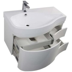 Комплект мебели Aquanet Сопрано 95 L белый 00169440