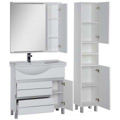 Комплект мебели Aquanet Доминика 90 L белый 00176648