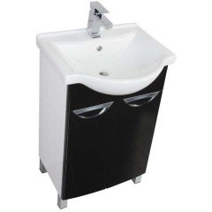 Комплект мебели Aquanet Асти 55 черный 00178436
