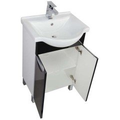 Комплект мебели Aquanet Асти 55 черный 00178436