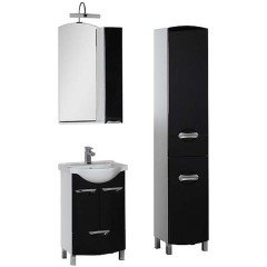 Комплект мебели Aquanet Асти 55 М черный 00180327