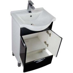 Комплект мебели Aquanet Асти 55 М черный 00180327