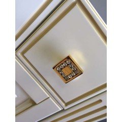 Комплект мебели Opadiris Лаура 120 белый с раковиной из литьевого мрамора