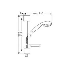Душевая программа Hansgrohe Crometta Vario 27744
