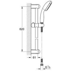 Набор для ванной комнаты Grohe BauLoop 118111