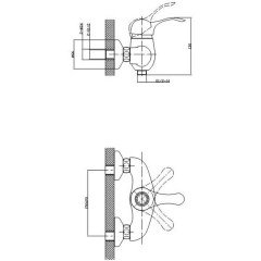 Смеситель для душа Edelform Albus AB1812