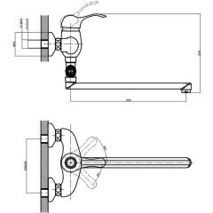 Смеситель универсальный Edelform Albus AB18102