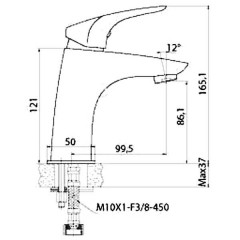 Смеситель для раковины Edelform Flor FR1800