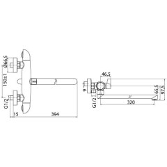 Смеситель универсальный Edelform Dega DU28102