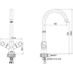 Смеситель для кухни Edelform Dega DU2808