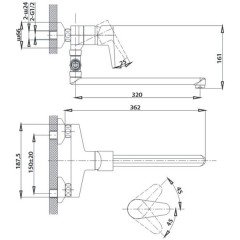 Смеситель универсальный Edelform Brass BR18102