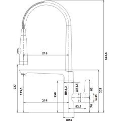 Смеситель для кухни Edelform Itum UM18081