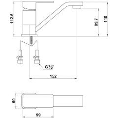 Смеситель для раковины Timo Selene 2061-15F chrome