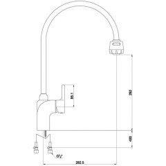 Смеситель для кухни Timo Polo 0166FN-FS