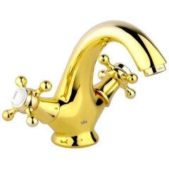 Смеситель для раковины Timo Nelson 1911F gold