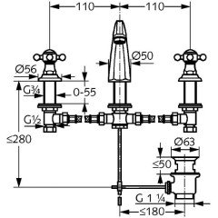 Смеситель для раковины Kludi Adlon 510430520