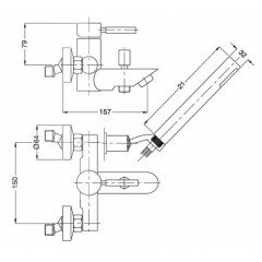 Смеситель Migliore Kobuk BN.KOB-2202