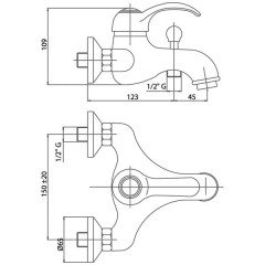 Смеситель Caprigo Maggiore 11-010