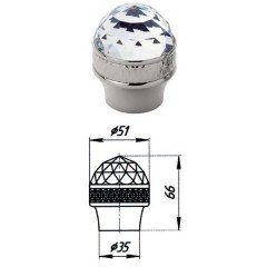Смеситель для ванны Migliore Axo Swarovski BN.AXO-680F