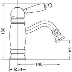 Смеситель для биде Migliore Oxford ML.OXF-6325