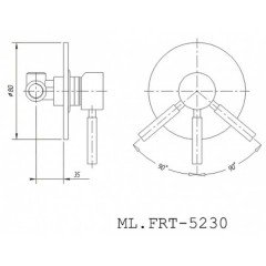 Смеситель Migliore Fortis ML.FRT-5230