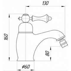Смеситель для биде Migliore Bomond ML.BMD-9723
