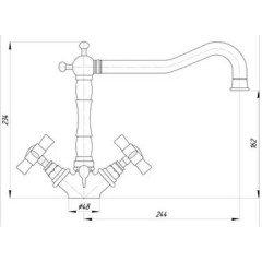 Смеситель для мойки Migliore Princeton BN.PRN-851