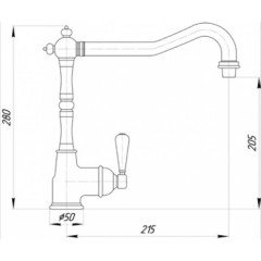 Смеситель для мойки Migliore Ermitage ML.ERM-7083
