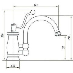Смеситель для мойки Migliore Saxofone ML.CUC-9930