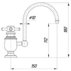 Смеситель для мойки Migliore Vicont ML.VCT-3008