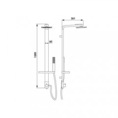 Душевая программа Gllon SL065CS