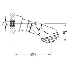Верхний душ Grohe Relexa plus Top 4 28196000