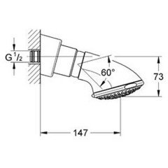 Верхний душ Grohe Movario 28504000