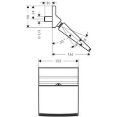 Верхний душ Hansgrohe Raindance Rainfall 26442000